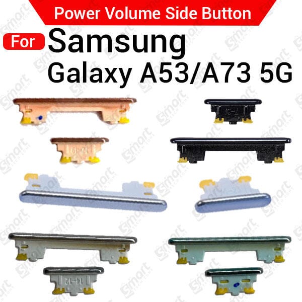 Compatible with Samsung Galaxy A53/A73 5G SM-A536 SM-A736 External Side Buttons Power On Off + Volume Control Button Outside Side Keys