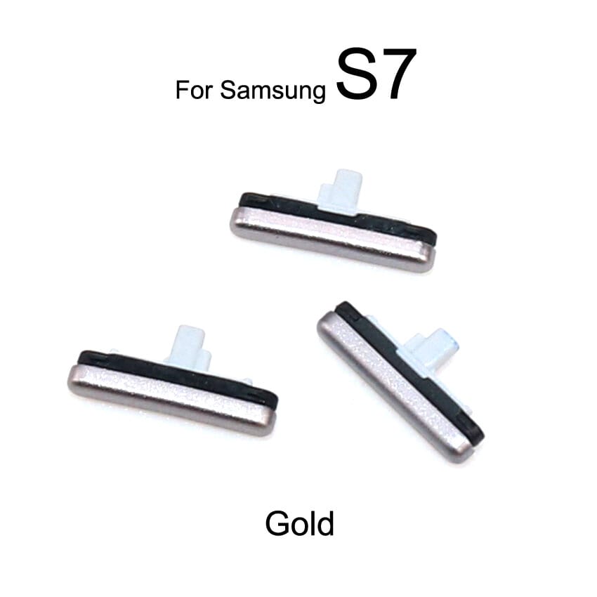 Power Volume and Bixby Button Out Side Key Side Button For Samsung Galaxy S7 External Volume Button + Power ON OFF