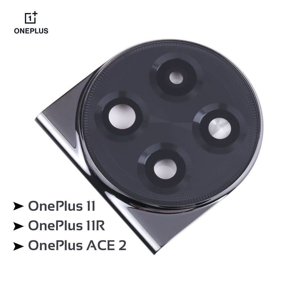 Back Rear Camera Lens Glass Compatible with OnePlus 11/11R/ACE 2 Camera Lens Glass With Frame (Not Protector)