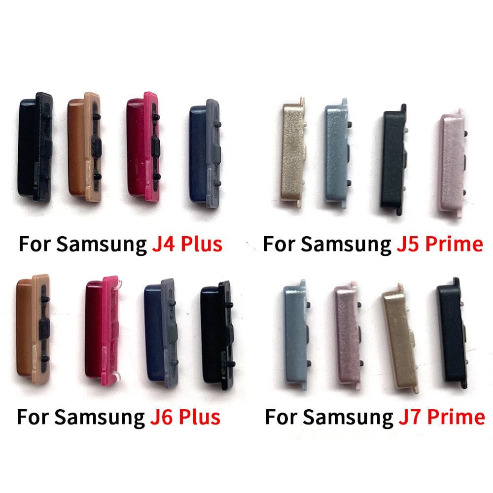 Compatible with Samsung Galaxy J2 Core J260 J4 J400 J6 Plus J610 J5  J500 External Side Buttons Power On Off + Volume Control Button Outside Side Keys