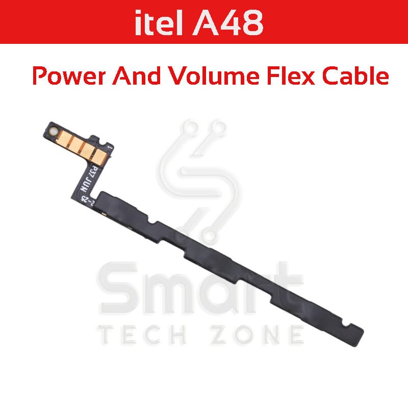 itel A48 Power and Volume Button Flex Cable Ribbon Replacement Repair