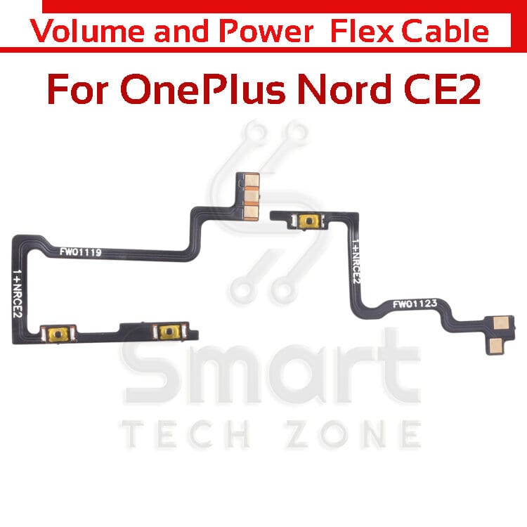 OnePlus Nord CE2 Power and Volume Button Flex Cable Ribbon Replacement Repair