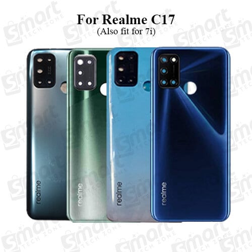 Realme C17/7i Back Housing Frame / Back Panel / Backshell / With Camera Glass Replacement Spare Parts