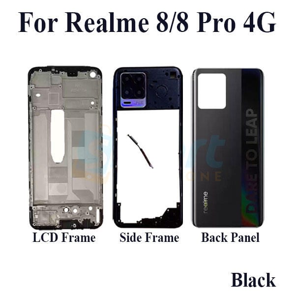 Realme 8 8 Pro 4G Full Body Housing With Camera Glass (LCD Frame, Side/Middle Frame, Back Panel/Backshell)
