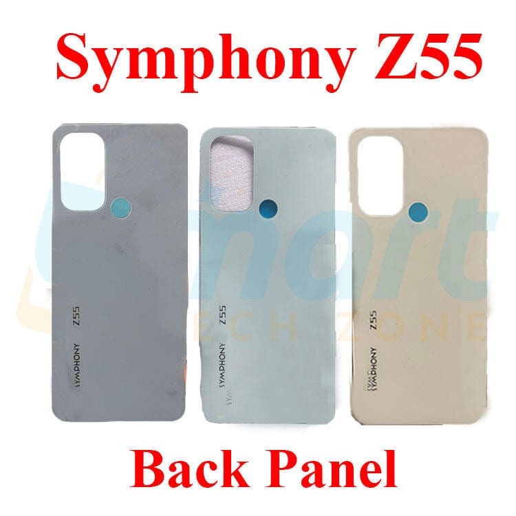 Symphony Z55 Back Panel / Backshall Without Camera Glass Mobile Replacement Parts-All Colors Available