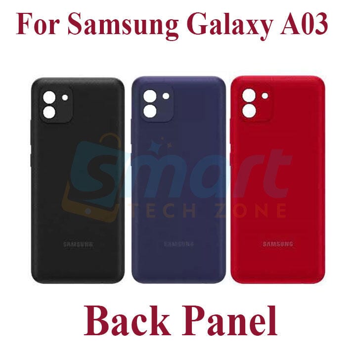 Samsung Galaxy A03 Back Panel/Backshell/Back Housing Including Without Camera Glass