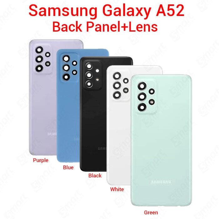 Samsung Galaxy A52 Back Panel Housing Back Shell Replacement Spare Parts