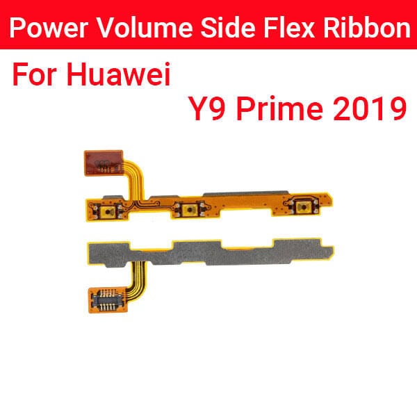 Huawei Y9 Prime 2019 Power on / off Switch Button Side Volume Up Down Buttons Flex Cable Replacement Parts