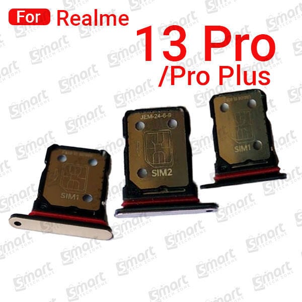 Sim Tray SD Card Tray Holder Card Compatible with Realme 13 Pro/ Pro Plus Sim Ejector Pin Replacement Part