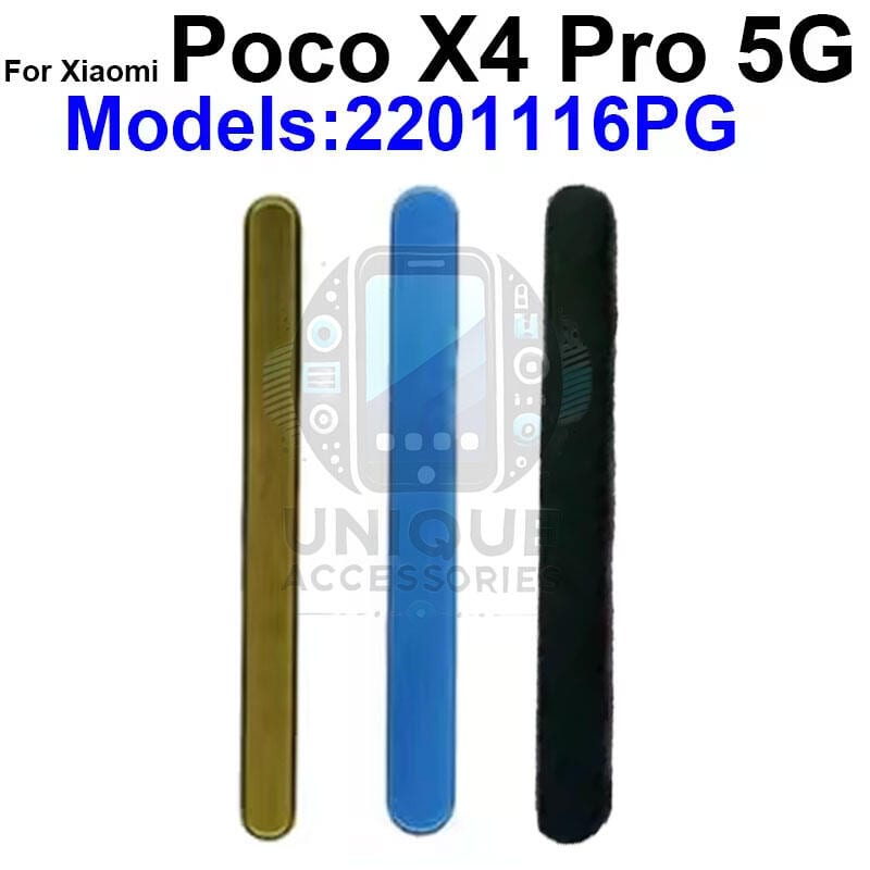 Volume Button Out Side Key For Xiaomi Poco X4 Pro 5G 2201116PG External Side Button