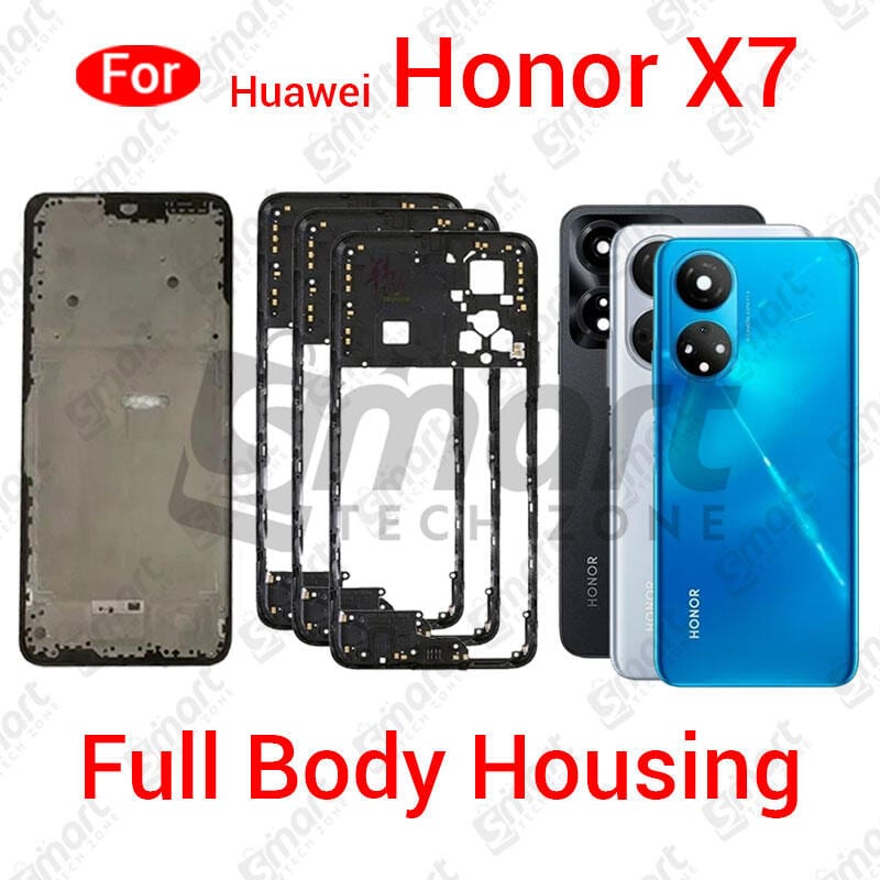 Huawei Honor X7 Full Body Housing With Camera Glass (LCD Frame, Side/Middle Frame, Back Panel/Backshell)