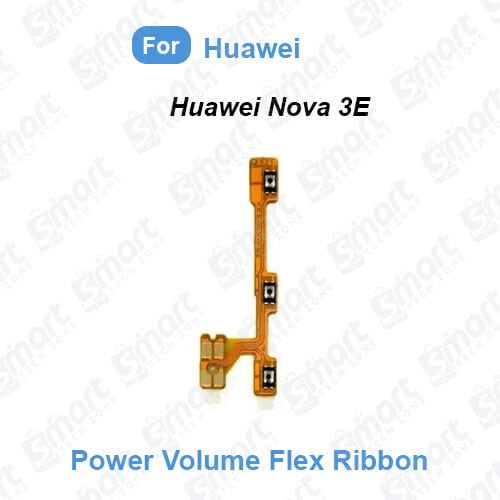 Power Volume Side Key Flex Ribbon For Huawei Nova 3E Ribbon Cable Replacement Repair Parts