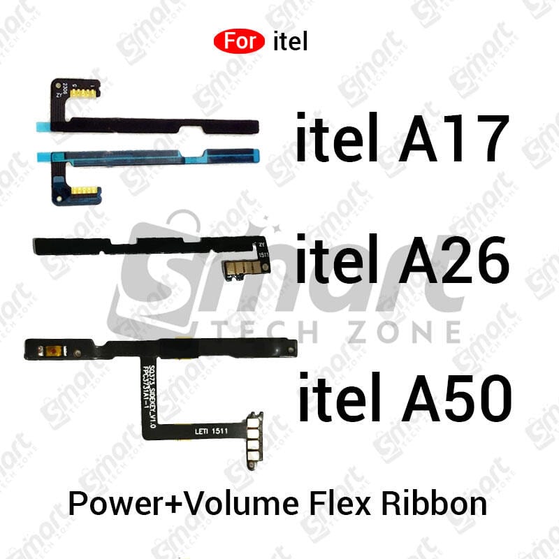 Power Button Volume Switch On Off Key Flex Cable For itel A17 A26 A50 Side Volume Up Down Buttons Flex Cable Replacement Parts