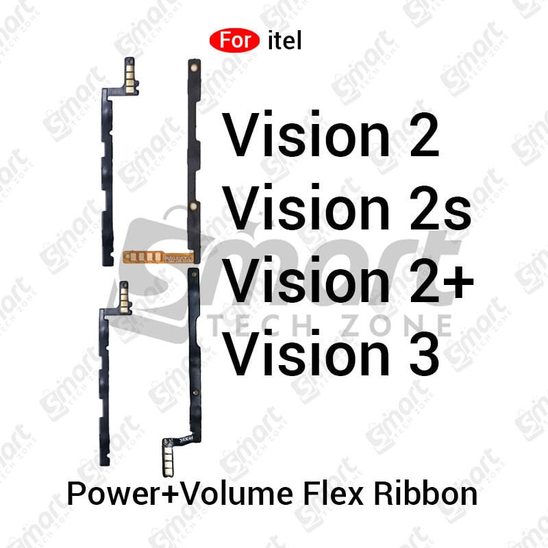 Power Button Volume Switch On Off Key Flex Cable For itel Vision 2 2s 2 Plus 3 Side Volume Up Down Buttons Flex Cable Replacement Parts