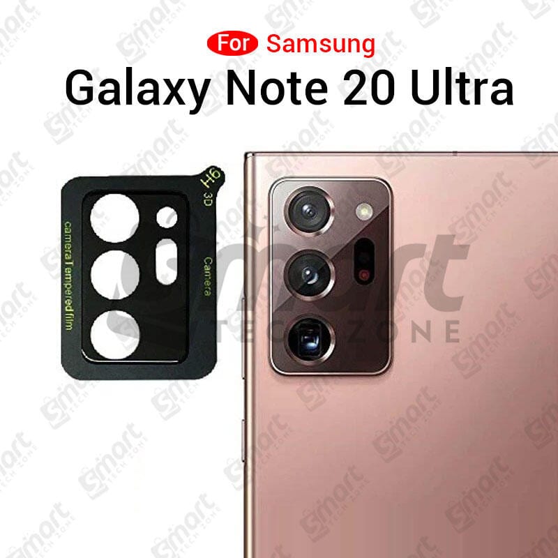 3D Back Camera Lens Glass Protector for Samsung Galaxy Note 20 Ultra | Full Camera Coverage I 3D Lens Shield I Oil Resistant