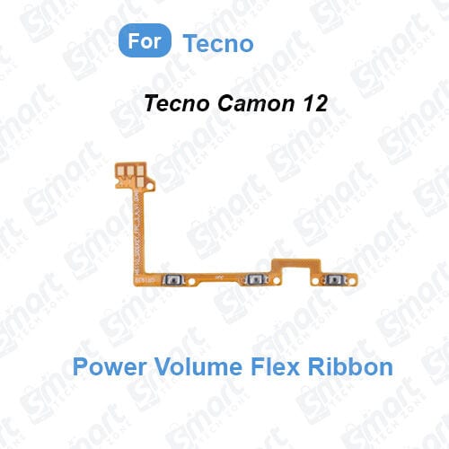 Power Button Volume Switch On Off Key Flex Cable For Tecno Camon 12 (CC7S) Side Volume Up Down Buttons Flex Cable Replacement Parts