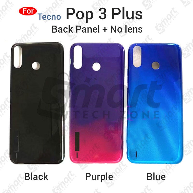 Tecno Pop 3 Plus Back Panel/Backshell/Back Housing Including Without Camera Glass