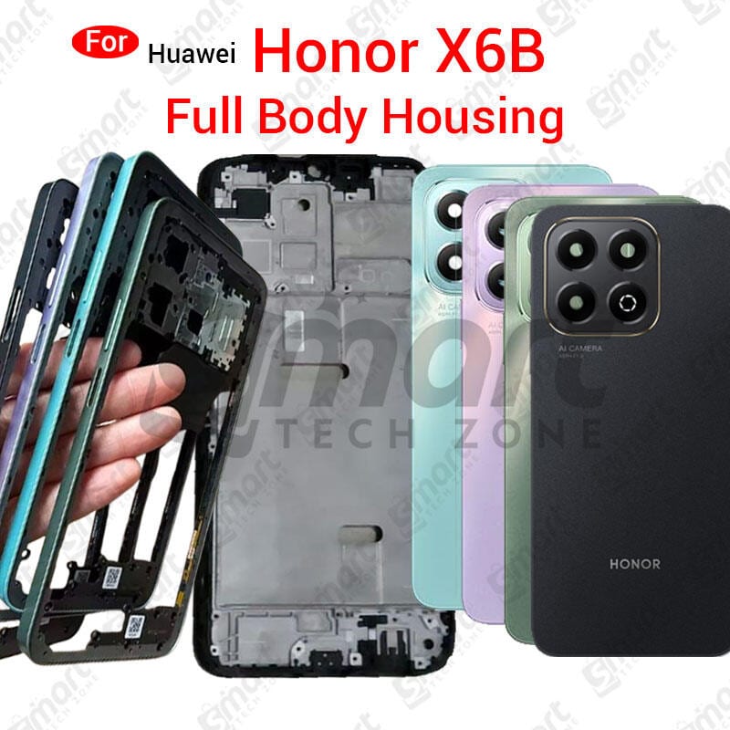 Huawei Honor X6B (SM-DY-LX1, JDY-LX2) Full Body Housing With Camera Glass (LCD Frame, Side/Middle Frame, Back Panel/Backshell)