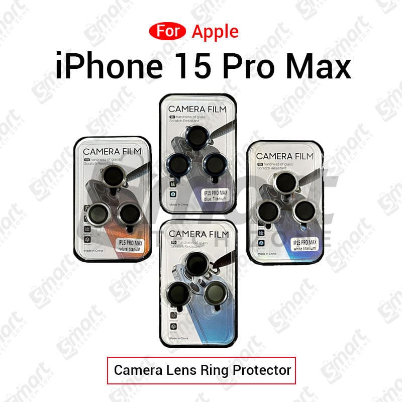 Apple iPhone 15 Pro Max Camera Lens Protector Ring Film Protection Tempered Premium Quality