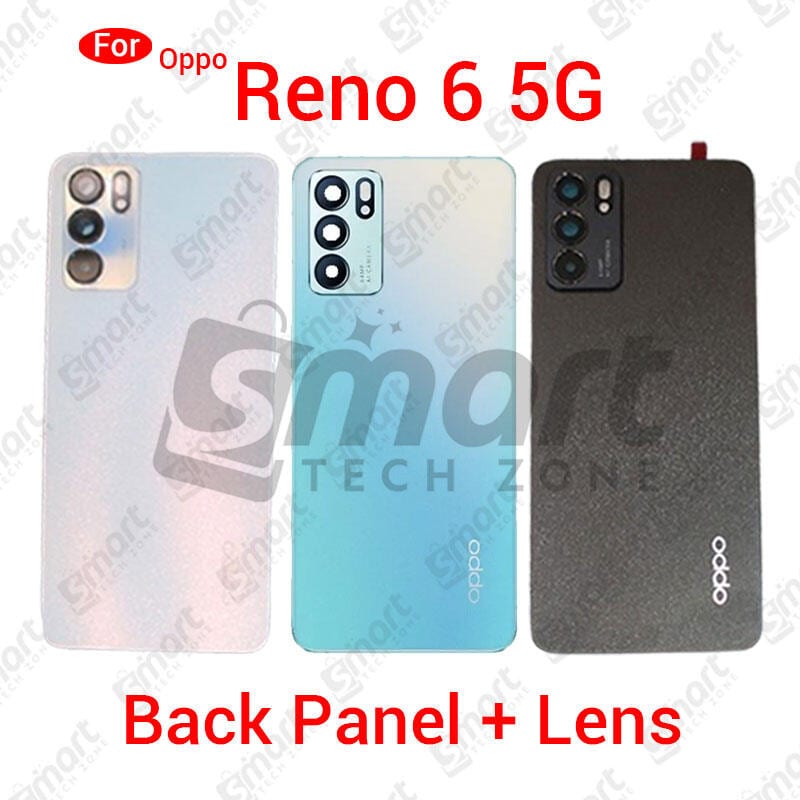 For Oppo Reno 6 5G Back Panel/Backshell/ Casing With Logo-All Colors Available