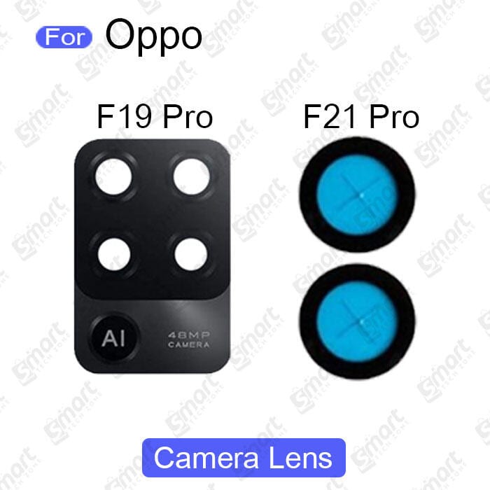 Back Rear Camera Lens Glass Compatible with Oppo F19 Pro F21 Pro Camera Lens Glass Without Frame
