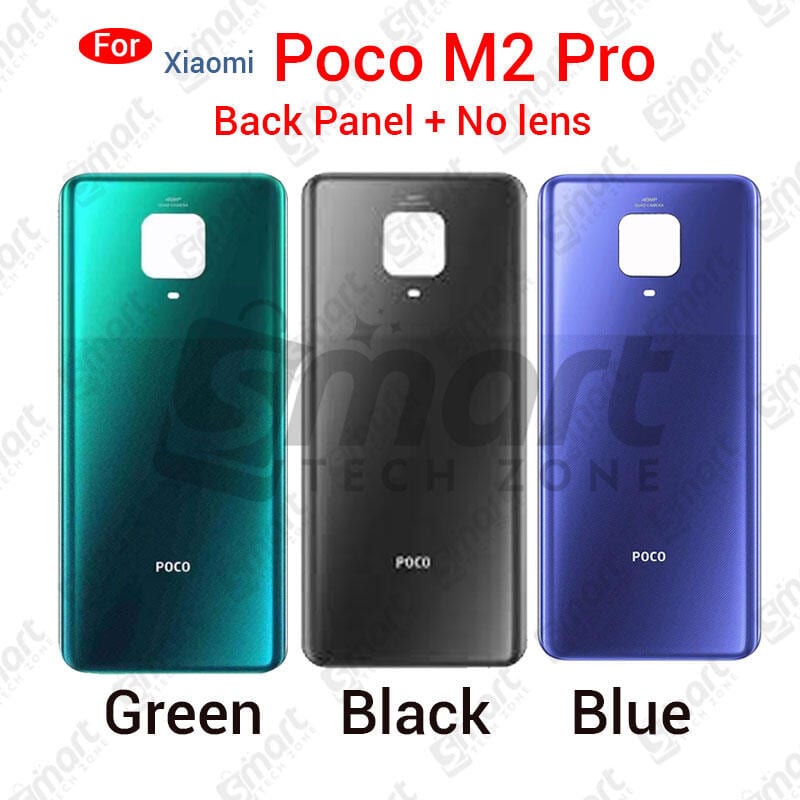 For Xiaomi Poco M2 Pro Back Panel/Backshell/ Casing With Logo and Without Camera Glass -All Colors Available