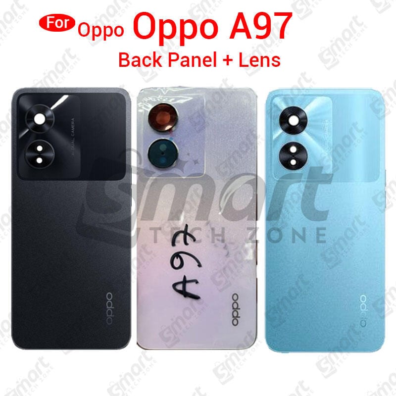For Oppo A97 Back Panel/Backshell/ Casing With Logo and With Camera Glass -All Colors Available