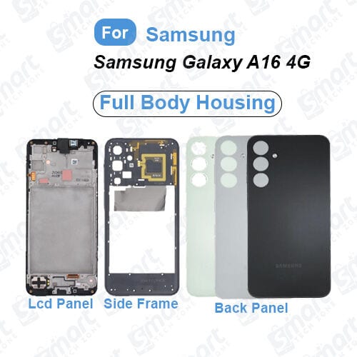 Samsung Galaxy A16 4G Full Body Housing - LCD Frame Side Frame and Back Panel Replacement Parts