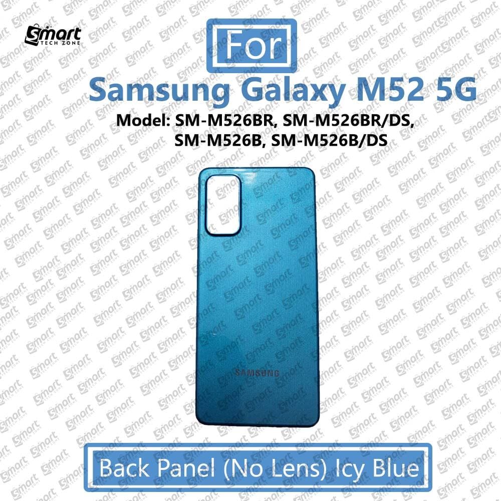 For Samsung Galaxy M52 5G (Model: SM-M526BR,,SM-M526B Full Body Housing - LCD Frame Side Frame and Back Panel Replacement Parts