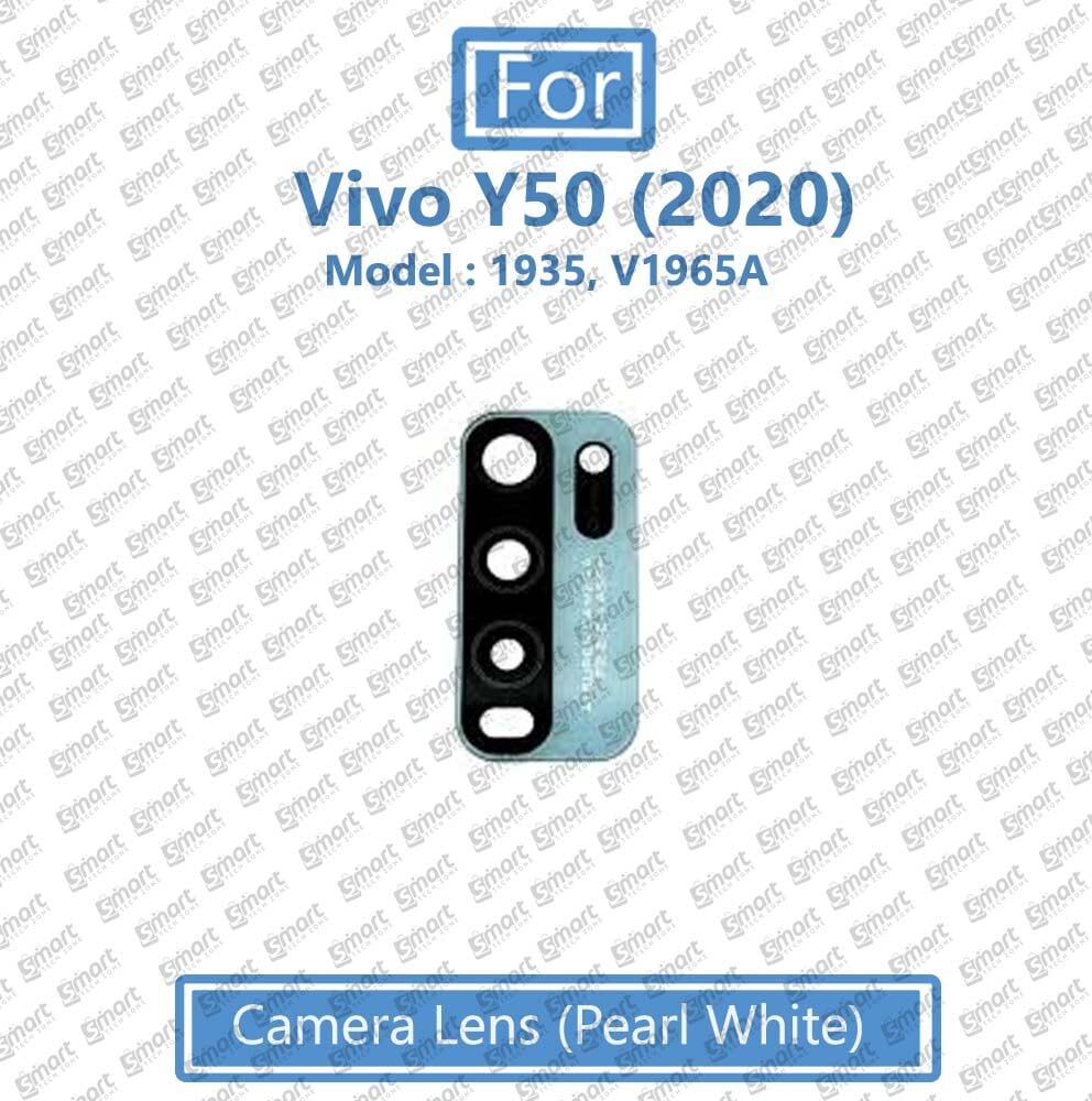 For Vivo Y50 (2020) Model 1935, V1965A Main Camera  Glass Lens Frame Replacement Part (Not Tempered Camera Glass Protector)