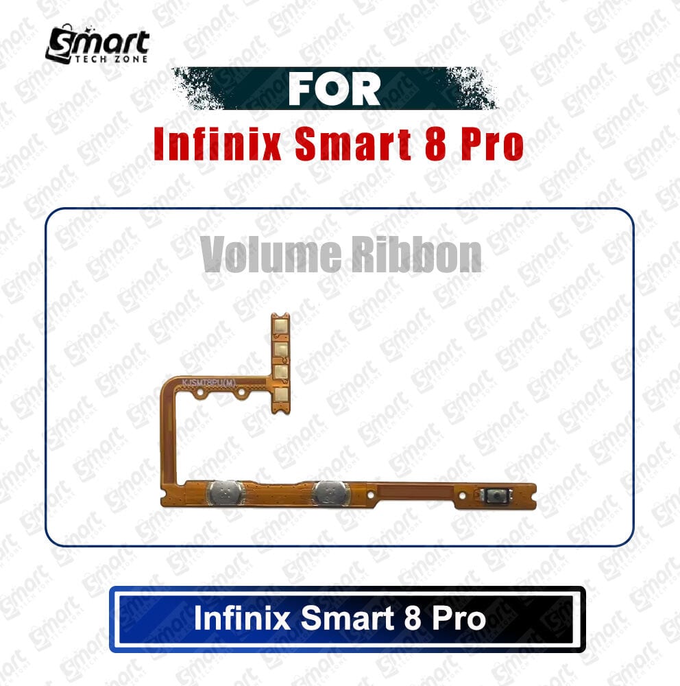 Infinix Smart 8 Pro (X6525B) Volume Up Down Buttons Flex Cable Replacement Parts