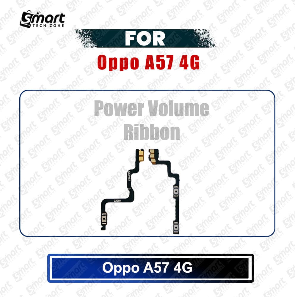 Oppo A57 4G (CPH2387) Power on / off Switch Button Side Volume Up Down Buttons Flex Cable Replacement Parts