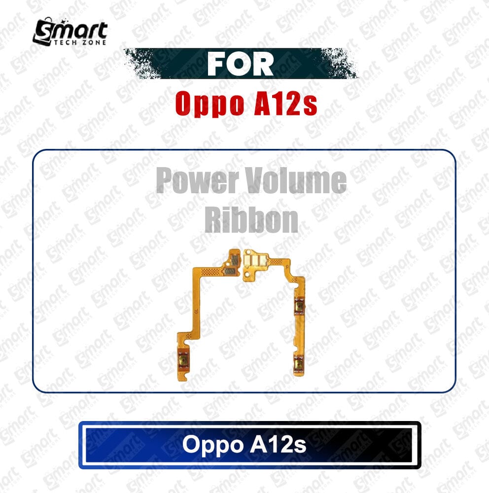 Oppo A12s Power on / off Switch Button Side Volume Up Down Buttons Flex Cable Replacement Parts