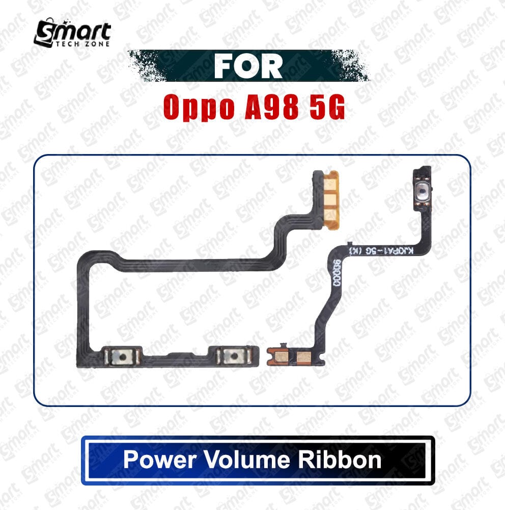 Oppo A98 (CPH2529) Power on / off Switch Button Side Volume Up Down Buttons Flex Cable Replacement Parts