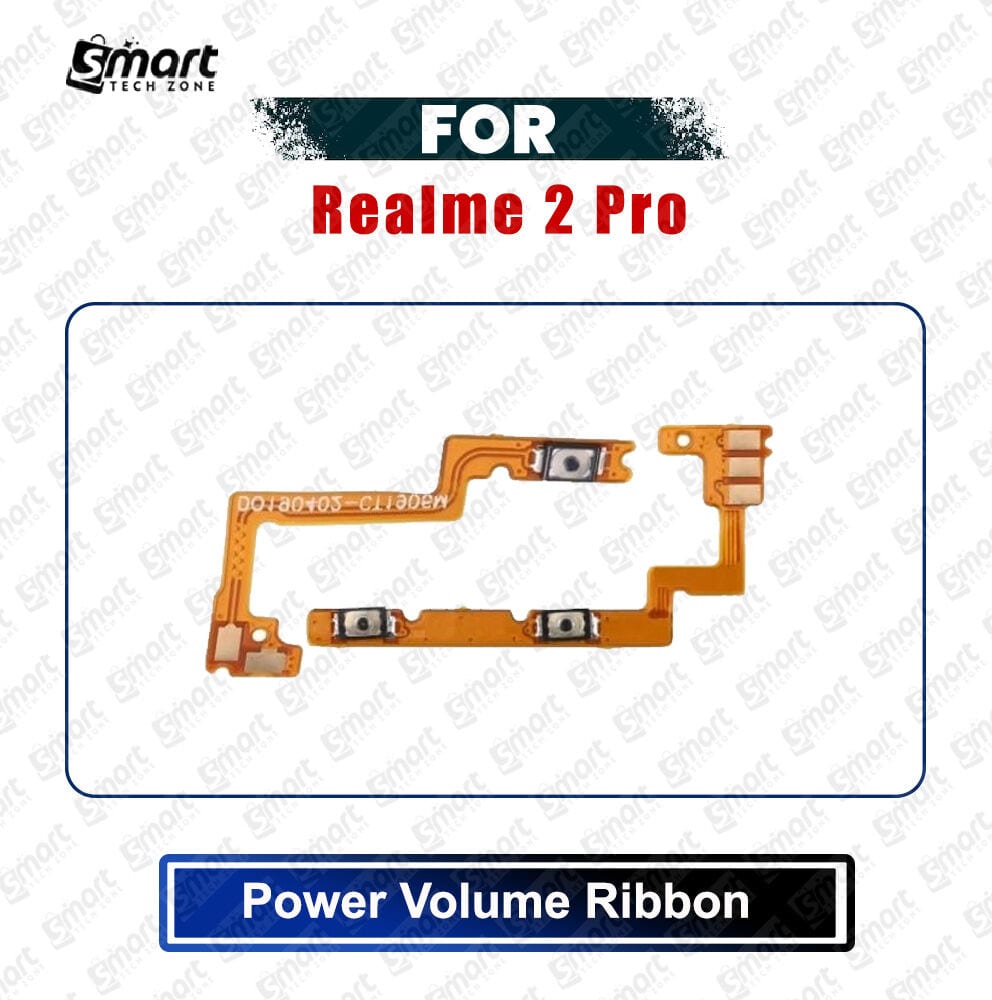 Realme 2 Pro (RMX1801, RMX1807, RMX1803) Power on / off Switch Button Side Volume Up Down Buttons Flex Cable Replacement Parts