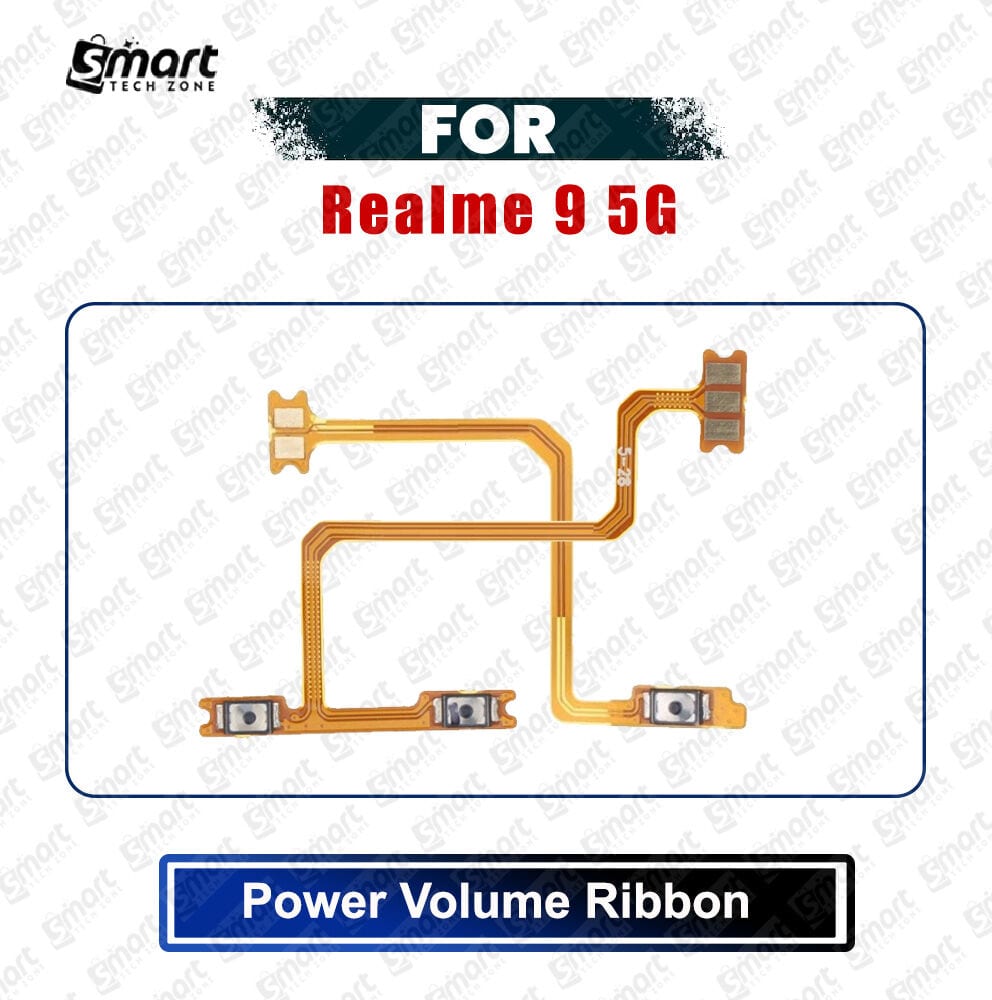 Realme 9 5G (RMX3474) Power On/Off Switch Button Side Volume Up Down Buttons Flex Cable Replacement Parts