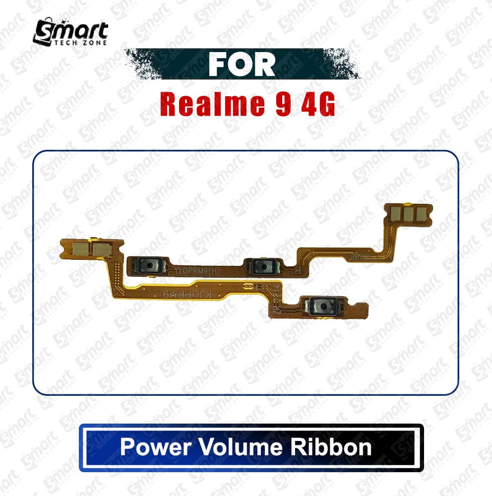 Realme 9 4G (RMX3521) Power on / off Switch Button Side Volume Up Down Buttons Flex Cable Replacement Parts