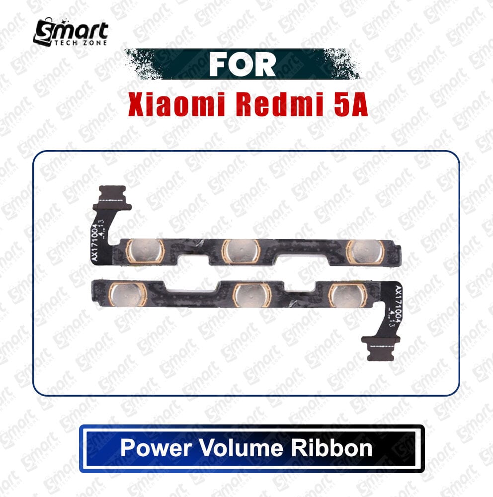 Xiaomi Redmi 5A (MCG3B, MCI3B) Power On/Off Switch Button Side Volume Up Down Buttons Flex Cable Replacement Parts
