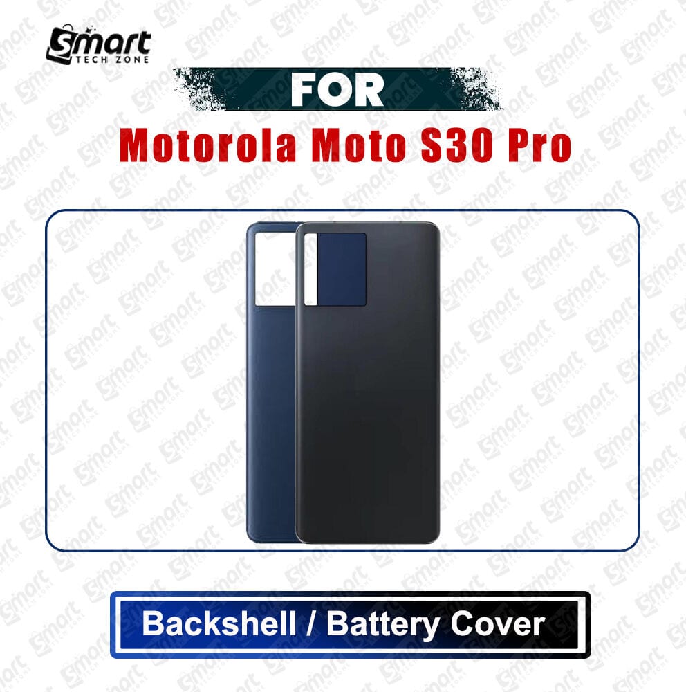 Motorola Moto S30 Pro (XT2243-2) Back Panel/Backshell/Battery Cover Casing With Logo Without Camera Glass -All Colors Available Replacement Parts