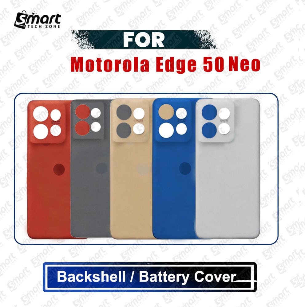 Motorola Edge 50 Neo (XT2409-1) Back Panel/Backshell/Battery Cover Casing With Logo Without Camera Glass -All Colors Available Replacement Parts