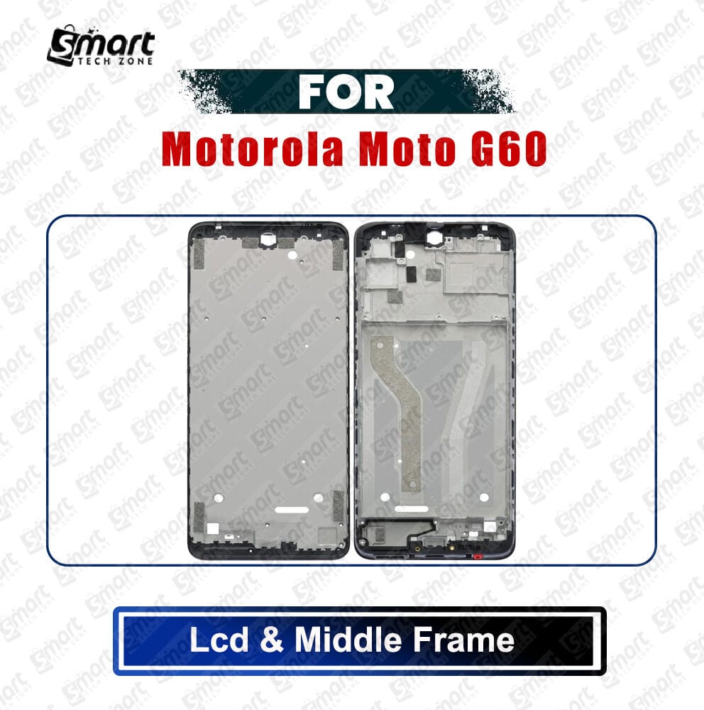 Motorola Moto G60 (PANB0001IN, PANB0013IN, PANB0015IN) Front LCD Frame Middle Chassis Housing Replacement Parts