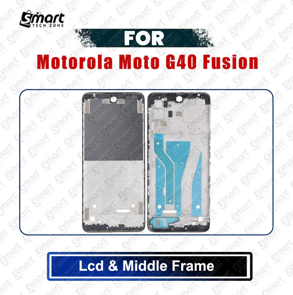 Motorola Moto G40 Fusion (PANV0001IN, PANV0005IN, PANV0009IN) Front LCD Frame Middle Chassis Housing Replacement Parts