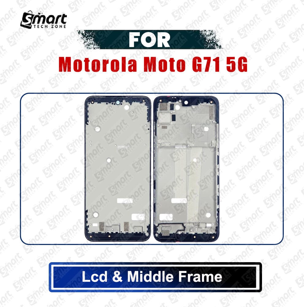 Motorola Moto G71 5G (XT2169-1, XT2169-2) Front LCD Frame Middle Chassis Housing Replacement Parts