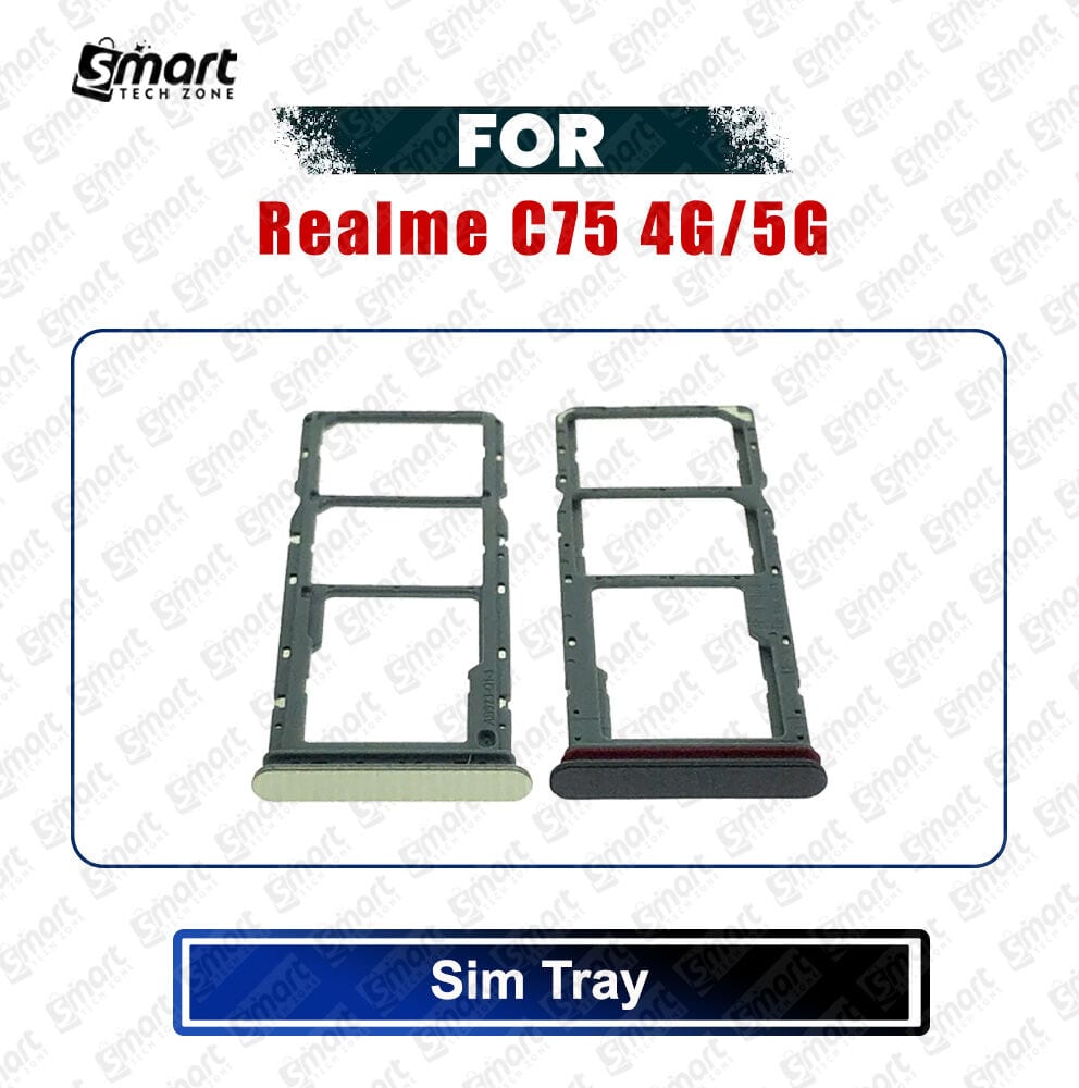 For Realme C75 4G/5G Sim Tray / Sim Slot /SD Card Tray /Holder Card compatible Replacement Parts