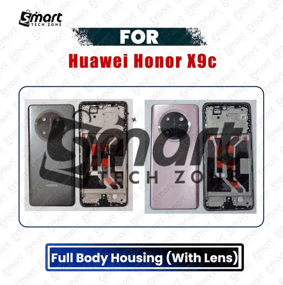 For Huawei Honor X9c Full Body Housing LCD Frame and Back Panel With Camera Glass (Without Frame) and Outside Key