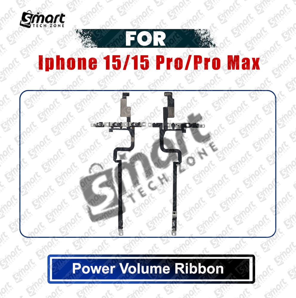 For Iphone 15/15 Pro/15 Pro Max Power On/Off Switch Button Side Volume Up Down Buttons Flex Cable Replacement Parts