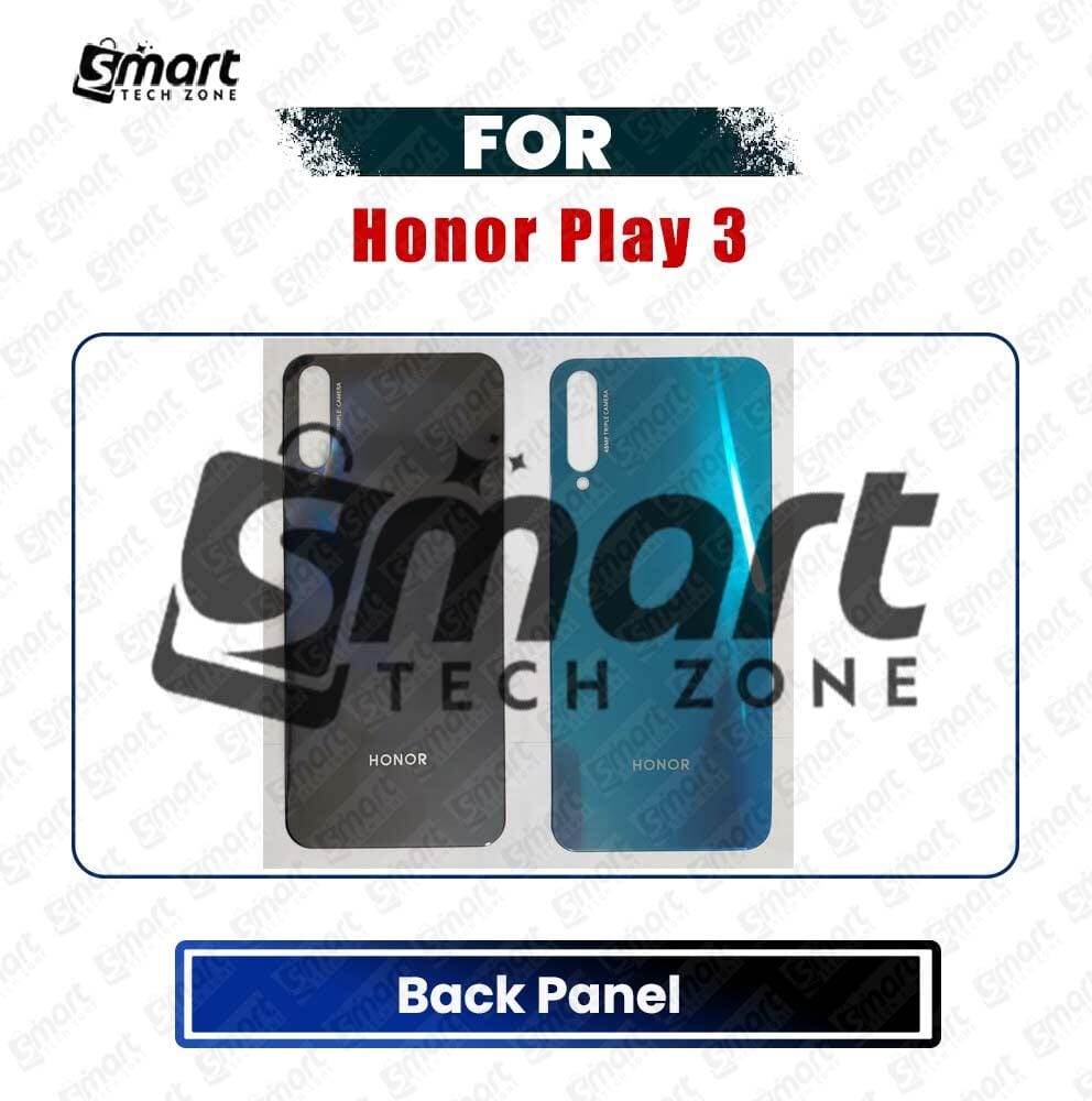 Honor Play 3 ASK-AL00x Back Panel/Backshell/Battery Cover Casing With Logo Without Camera Glass -All Colors Available Replacement Parts