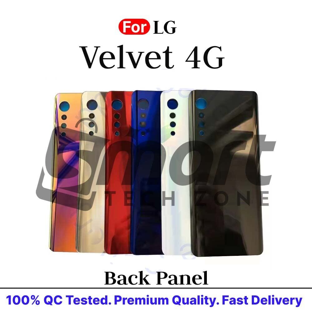 For LG Velvet 4G Back Panel/Backshell/ Casing With Logo Without Camera Glass -All Colors Available