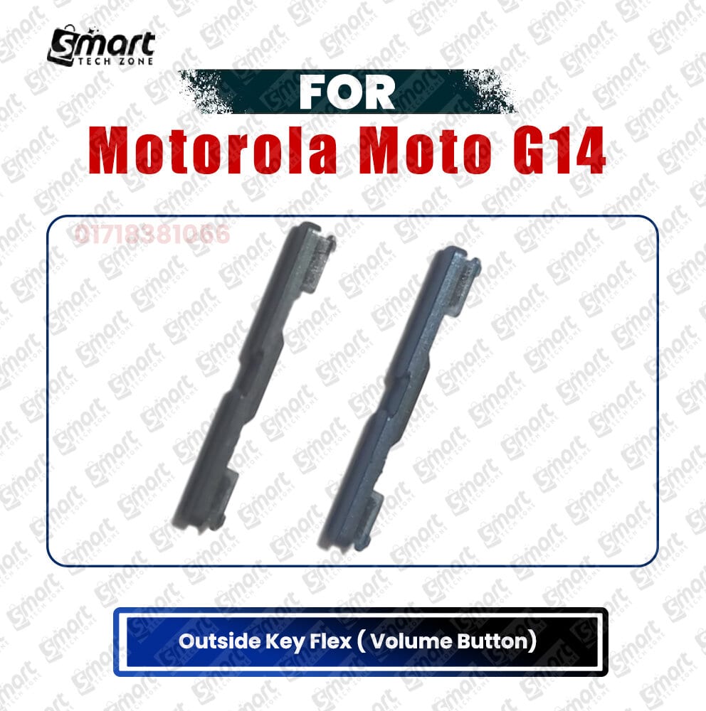 Volume Button Out Side Key For Motorola Moto G14  External Side Button