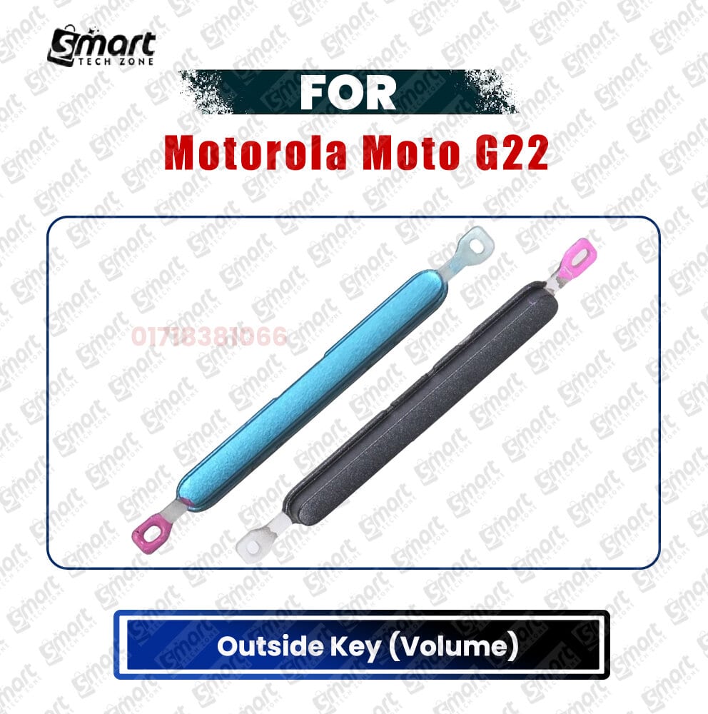Volume Button Out Side Key Motorola Moto G22 External Side Button